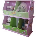 Mobilier tematic Butterfly cu 3 compartimente de stocare din lemn MDF Liberty House